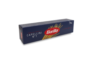 Изделия макаронные из твердых сортов пшеницы Капеллини №1 Barilla к/у 1кг