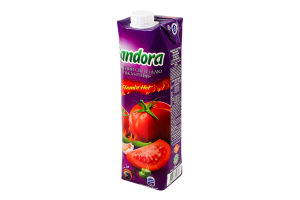 Сік з м'якоттю відновлений стерилізований з сіллю томатний Пікантний Sandora т/п 950мл
