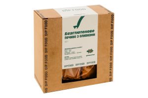 Печенье с оливками безглютеновое Dip food к/у 90г