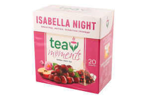 Чай из суданской розы Isabella Night Tea Moments к/у 20х1.6г
