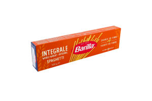 Макароны цельнозерновые Спагетти Barilla к/у 500г