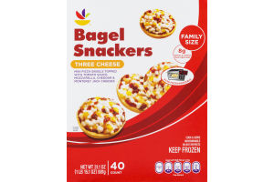 Ahold Bagel Snackers Three Cheese - 40 CT