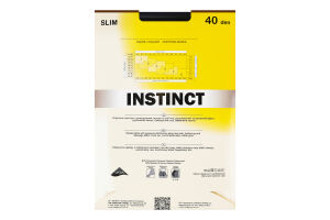 Колготки жіночі Instinct Slim 40den 4 nero