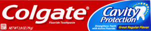 Colgate Cavity Protection Fluoride Toothpaste Great Regular Flavor