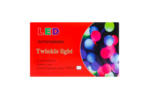 Електрогірлянда Петарда 90LED білий 8режимів