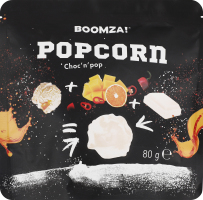 Попкорн з смаком гострого манго з апельсином карамелізований глазурований 80г Boomza!