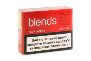 Виріб тютюновмісний для електричного нагрівання з фільтром Blends Classics Red 20шт