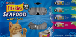 Purina Friskies Cat Food Seafood Variety Pack - 32 CT