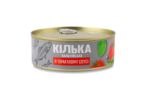 Килька балтийская в томатном соусе Banga ж/б 240г