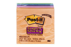 Post-it Notes Super Sticky - 5 PK