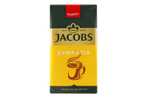 Кофе натуральный жареный молотый Симпатия Jacobs м/у 250г