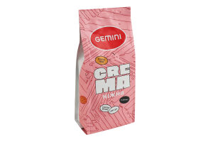 Кава натуральна смажена в зернах Crema Gemini 1с м/у 250г
