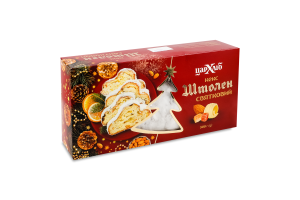 Кекс Штолен святковий Цар хліб к/у 500г