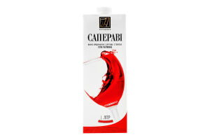 Вино Натхнення Сапераві 1 л т/пак. червон. сух. (Агро-Дар)