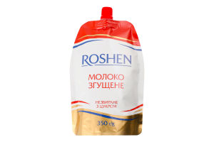 Молоко згущене незбиране з цукром Roshen д/п 350г