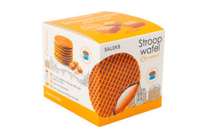 Вафли с карамельной начинкой Stroopwafel Saleks к/у 231г