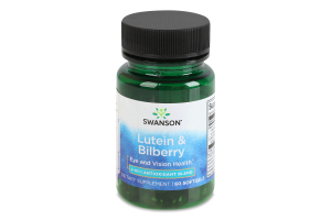 Добавка диетическая капсулы Лютеин и черника Swanson 60шт