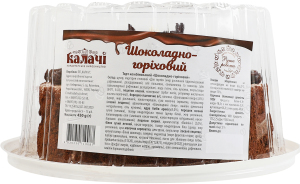 Торт комбинированный Шоколадно-ореховый Калачі п/у 450г