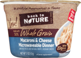 Back to Nature Whole Grain Macaroni & Cheese Dinner