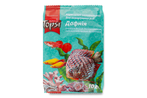 Корм сухий натуральний для акваріумних риб Дафнія Topsi м/у 10г
