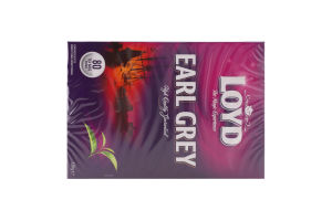 Чай черный байховый мелкий с ароматом бергамота Earl Grey Loyd к/у 80х1.5г