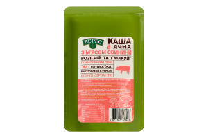 Каша ячневая с мясом свинины стерилизованная Верес д/п 350г