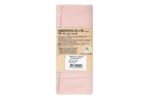 Наволочка пудровая 40х60см №1475440 SoftPoly ТМ "1" 1шт