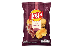 Чипсы картофельные Бекон Lay's м/у 60г