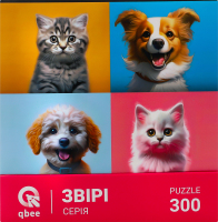 Пазли Чотири далматинці 300елементів Qbee