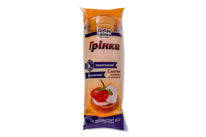 Гренки пшеничные молочные Добра грінка м/у 110г