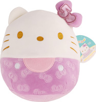 Іграшка м'яка Hello Kitty в пурпуровому 20см Squishmallows