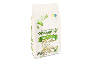Хлопья пшенные мгновенного приготовления органические Kozub organic м/у 500г