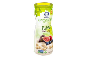 gerber organic puffs fig berry