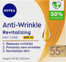 Крем денний проти зморщок SPF 15 Ревіталізація 55+ Nivea 50мл