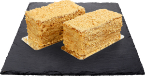 Торт Наполеон з заварним карамельним кремом