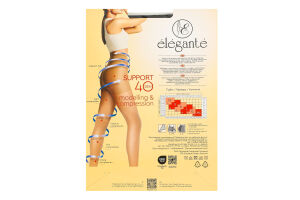 Колготки жіночі Elegante Support Modelling&Compression 40den 4 nero