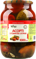 Конс Асорті Українська Зірка 1 кг Овочеве №3