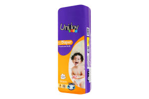 Підгузки Premium Soft L 9-14кг 32шт Uni Joy