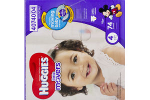 Huggies Little Movers Stage 4 22-37 lb - 74 CT