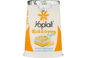 Yoplait Thick & Creamy Light Lowfat Yogurt Lemon Meringue