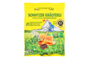 Льодяники Schwyzer Krauterli з травами та медом