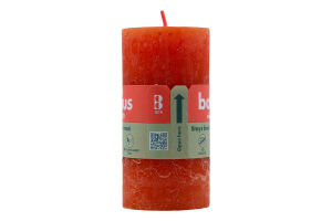 Свіча Bolsius 100/50 рустік Землистий помаранчевий, арт. 103668770335