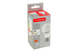 Лампа светодиодная 8W 730lm E27 4100К №TLA6008274 Titanum 1шт