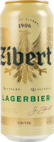 Пиво 0.5л 4.4% светлое пастеризованное Lagerbier Zibert ж/б