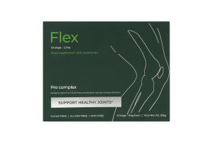 Добавка дієтична з підсолоджувачами Апельсин-лайм Pro complex Flex Progress Nutrition к/у 42x9.4г