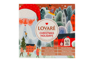 Колекція чаїв Christmas holidays Lovare к/у 6х15шт