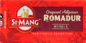 Сир 40% м'який з червоною скоринкою Ромадур St. Mang м/у 100г