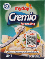 Замінник вершків на рослинній основі 25% 0,2л т/брік Cremio