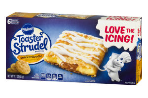 Pillsbury Toaster Strudel Pastries Snickerdoodle - 6 CT
