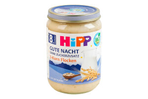 Каша молочная для детей от 8мес органическая 3 злака Спокойной ночи Hipp с/б 190г